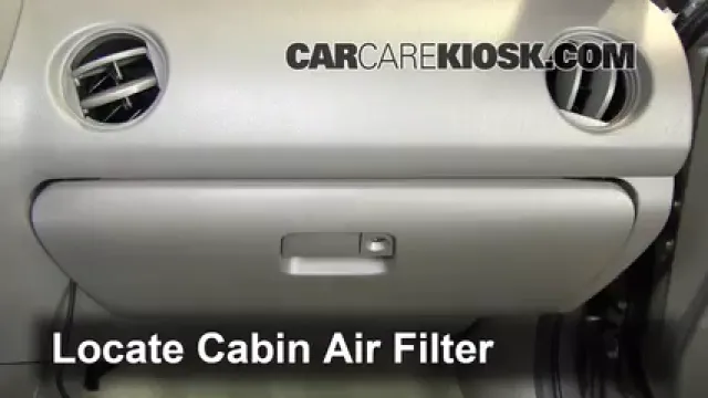 2002 Acura RSX Type-S 2.0L 4 Cyl. Filtre à air (intérieur) Changement